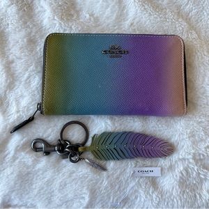 Authentic Coach Wallet and Charm